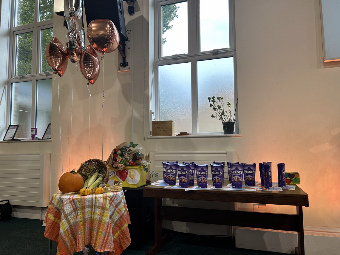 Chocolates on a table
